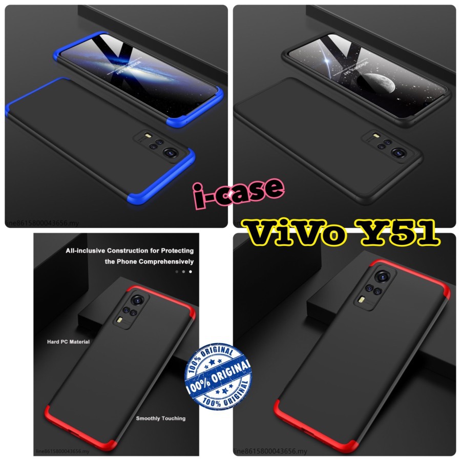 เคส Vivo Y51 GKK 360 Original - Vivo Y51 New Y 51 Cover Casing