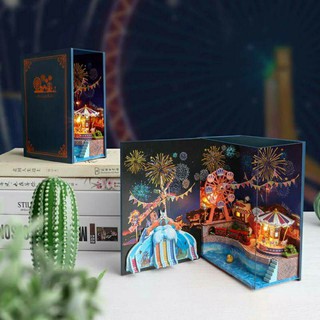 พร้อมส่ง Book scenery DIY 2021 VA0704 Amusement Park Six Flags Great Adventure