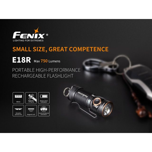 ไฟฉาย Fenix E18R สินค้ารับประกัน 3 ปี