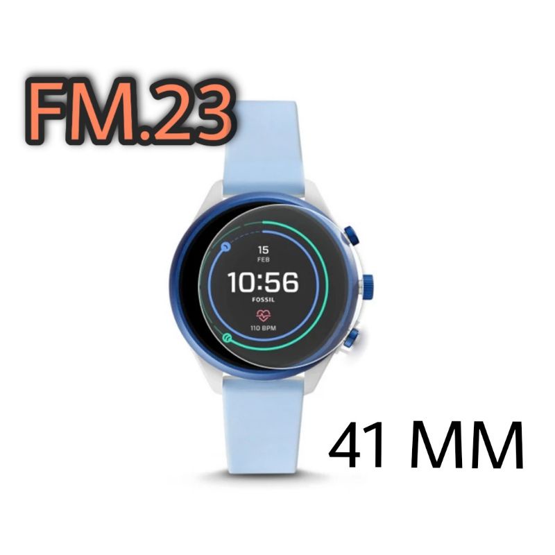 LAYAR TEMPERED GLASS WATCH SCREEN GUARD FSL FOS FOL Q SPORT 41MM HR GEN 4 WATCH SCREEN PROTECTOR