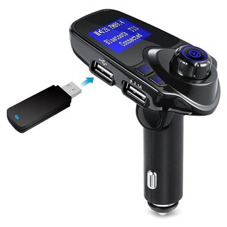 PP T11 Wireless Bluetooth Fm Car Bluetooth Transmitter FM บลูทูธเครื่องเสียงรถยนต์ เครื่องเล่น MP3