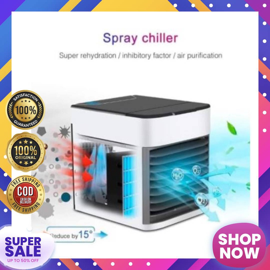 ⊕▣﹍Trending Original Japan Arctic Air Ultra Power Cooling - Mini Fan AC  Cooler Portable Air Conditioner | Shopee Thailand