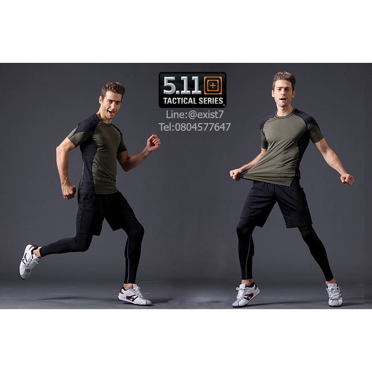 เสื้อฟิตเนสทูโทน stlye5.11