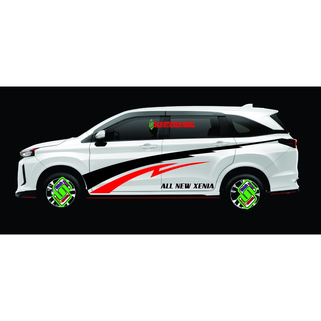 298 สติ๊กเกอร์ สติ๊กเกอร์ avanza toyota avanza veloz sportmind list body side