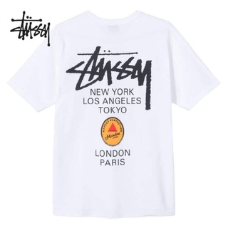 [S-5XL]เสื้อยืด STUSSY × Martine Rose World tourยืด.สบาย.รัก