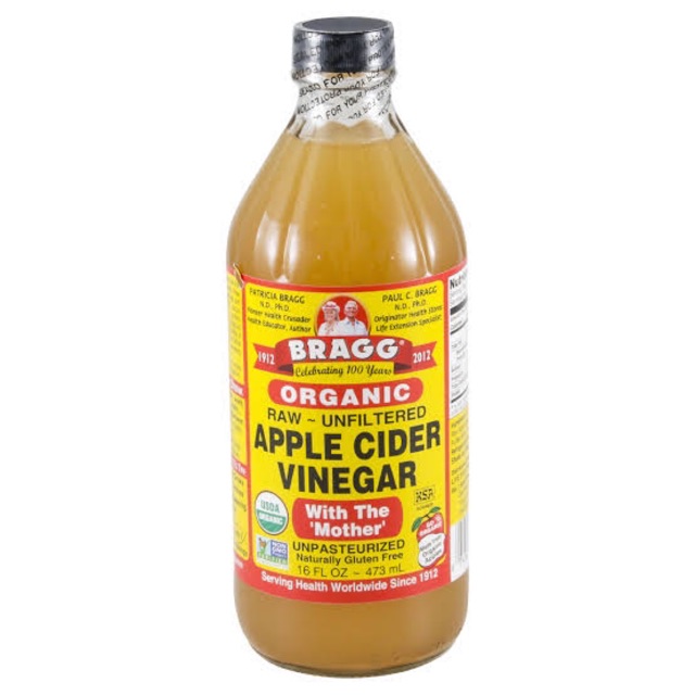 Exp.10/2025 น้ำส้มสายชูแอปเปิ้ล BRAGG Apple Cider Vinegar 473ml.