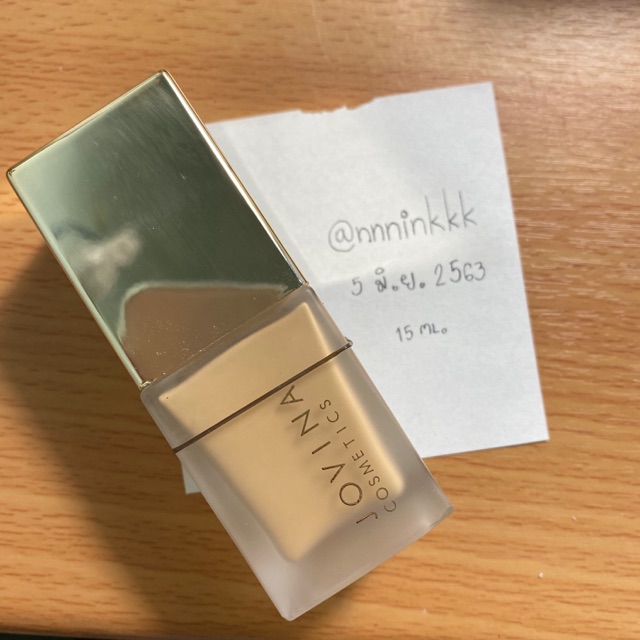 รองพื้น Jovina สูตรใหม่ 15ml. 02