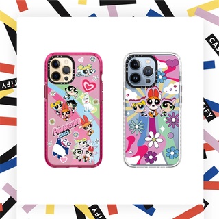 Casetify เคสโทรศัพท์ ซิลิโคนนิ่ม TPU ลาย Powerpuff Girls สําหรับ iPhone 7 8 Plus X XR XS Max 11 12 13 Pro Max