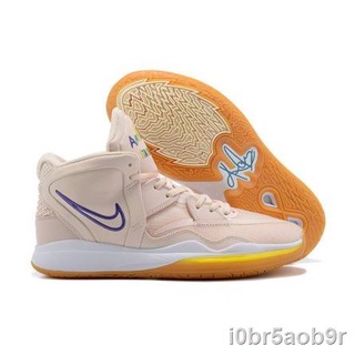 2022 ใหม่ NIKE Kyrie 8 N7 Tan/Purple DM3255-200 รองเท้าบาสเก็ตบอลกีฬา