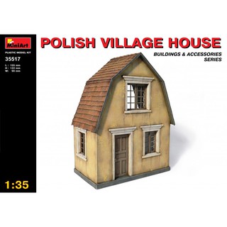 โมเดลอาคารจำลอง MiniArt 1/35 MI35517 Polish Village House