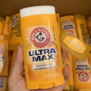 ผลิตภัณฑ์ระงับกลิ่นกาย Arm Hammer Ultra Max Advanced Protection Powder Fresh 73g. สูตร Unscented