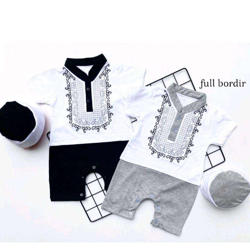 [JMPUI0005] ชุดกระโดดเด็ก JUMPER WITH KOKO MOTIF + หมวก