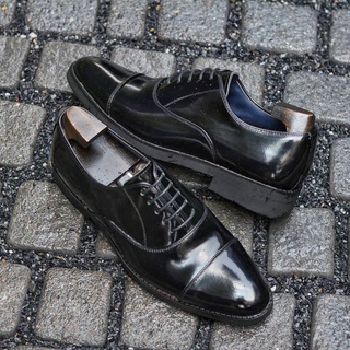 Arcobareno Oxfords Cap-Toe PianoBlack