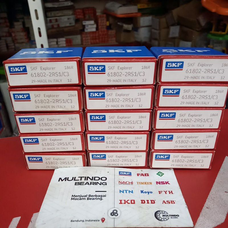 แบริ่ง 61802 / 6802 2RS1 C3 SKF ORIGINAL
