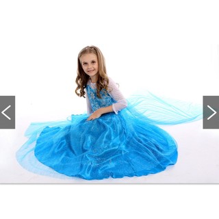 ชุดราตรีเด็ก Dress Elsa รุ่น คริสตัล