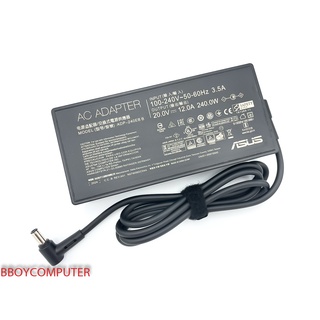 ASUS Adapter อะแดปเตอร์ ของแท้ ASUS 20V 12.0A หัว 6.0*3.7 หัวรูมีเข็ม 240W