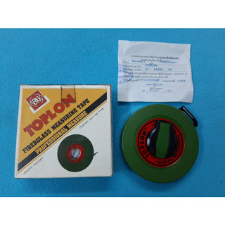 สายวัดที่ใยแก้ว 10 เมตร TOPLON (TA127L) FIBERGLASS MEASURING TAPE (ของแท้มีคำรับรองประจำเครื่อง ชั่งตวงวัด)