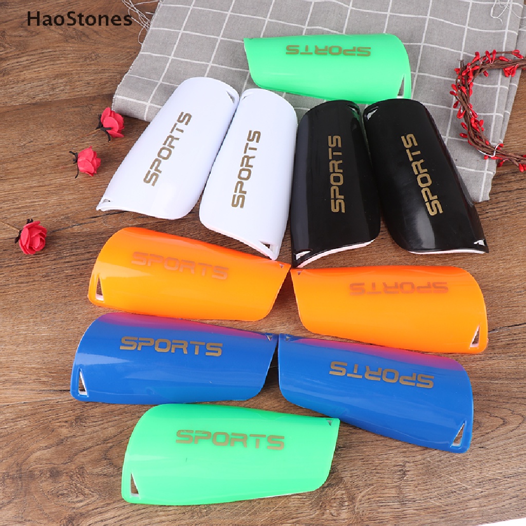 Haostones 1 คู่ สนับแข้ง ผู้ใหญ่ เด็ก กันลื่น ฟุตบอล สนับแข้ง แผ่นป้องกันขา