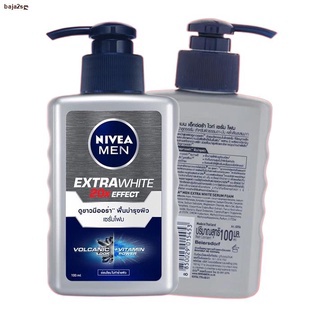 NIVEA MEN นีเวีย เมนเอ็กซ์ตร้า ไวท์ เซรั่ม โฟม 100 มล 20X* ให้ผิวดูขาวออร่า** สุขภาพดี