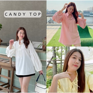 Ladies.ve - Candy Top เสื้อแขนยาวคอจีน น่ารักมาก ! !!