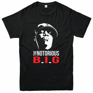 เสื้อยืด ผ้าฝ้าย พิมพ์ลาย  Best The Notorious Big American Rapper สําหรับผู้ชาย O65YT662701สามารถปรับแต่งได้