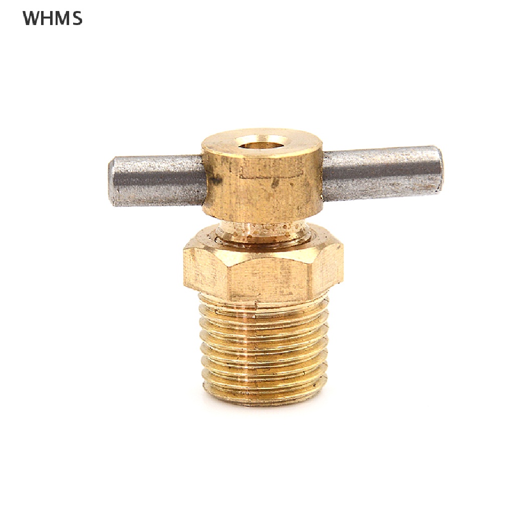 (WHMS) วาล์วท่อระบายน้ํา ทองเหลือง Npt 1/4 นิ้ว แบบเปลี่ยน สําหรับถังคอมเพรสเซอร์แอร์ ขายดี