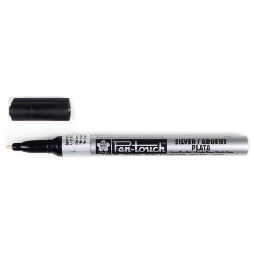 ปากกาเพ้นท์ F 1.0 mm หัวเล็ก Sakura Pen-Touch Paint Marker สีทอง/สีเงิน/สีขาว XPMK ราคา ถูกที่สุด ดีลบีเคเค แกลเลอรีภาพที่ 6