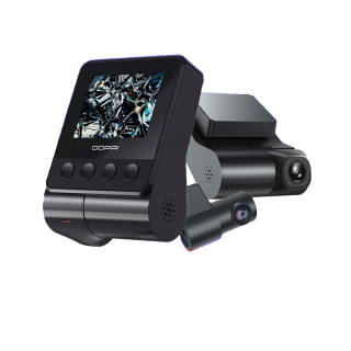DDPai Z40 GPS กล้องติดรถยนต์ ความละเอียดสูง 1944P กล้องบันทึกหน้า-หลัง กล้องติดรถ คาปาซิเตอร์ ทนความร้อนสูง
