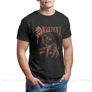 เสื้อยืด ผ้าฝ้าย พิมพ์ลาย Daggerfall Homme Desgin The Elder Scrolls แนวสตรีท แฟชั่นสําหรับผู้ชาย