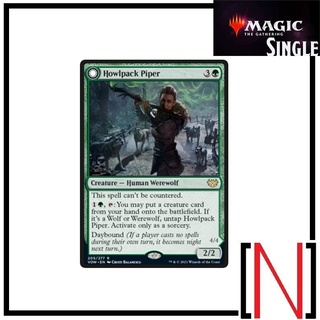 [MTG][Single][VOW] Howlpack Piper // Wildsong Howler ระดับ Rare [ภาษาอังกฤษ]