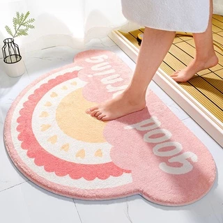 (พร้อมส่งจากไทย) พรมก้อนเมฆ พรมเช็ดเท้าลายการ์ตูนน่ารัก พรมเช็ดเท้า พรมเช็ดเท้าลายการ์ตูน นุ่มพิเศษ พรม Lucky day