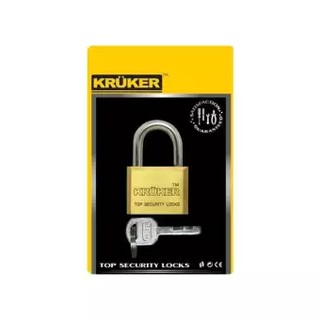 KRUKER Brass Padlock กุญแจทองเหลืองแท้ 40 mm