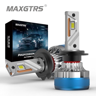 Maxgtrs หลอดไฟตัดหมอกเทอร์โบอัตโนมัติ พลังงานสูง 55W H7 H4 Hi/Lo Beam Canbus Led H8 H11 9005 Hb3 9006 Hb4 6500KH27/880 H1 H3 H27/881 PSX26W P13W H16(EU) PSX24W 2 ชิ้น