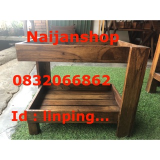 ชั้นวางของ 2 วางเครื่องสำอาง เก็บของให้เป็นระเบียบ ขนาด 24*34.5*30 เซนติเมตร
