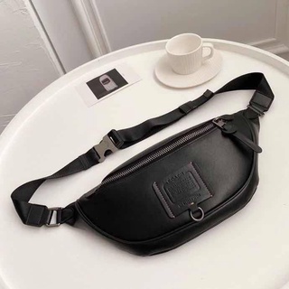 Coach Rivington Belt Bag In Signature refined calf leather/Black Copper