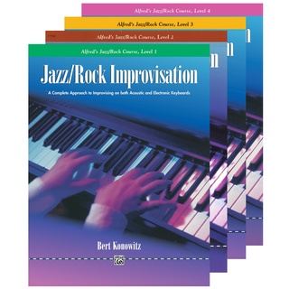 Alfreds Basic Jazz/Rock Course: Improvisation, Level 1 2 3