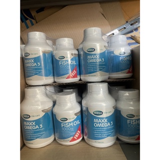 จัดส่งไวมาก✅ (แถมฟรี Fish oil 30 เม็ด) Fish oil MAXX OMEGA (60 เม็ด)