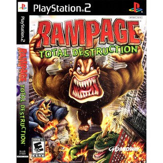 แผ่นเกมส์ Rampage Total Destruction PS2 Playstation 2 คุณภาพสูง ราคาถูก