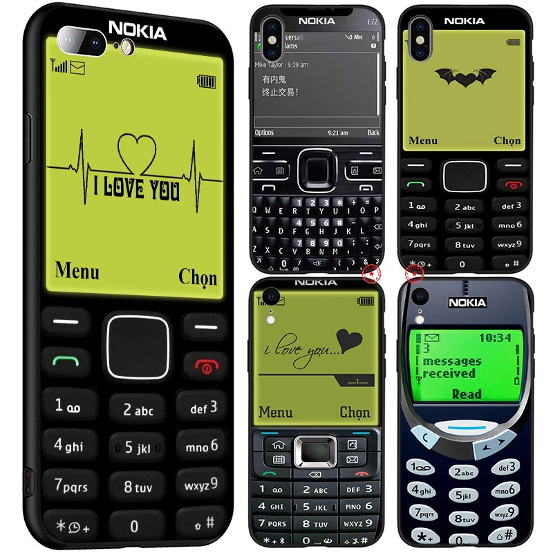 Dft95 เคสโทรศัพท์มือถือลายโนเกียสไตล์วินเทจสําหรับ Iphone Se Xr 5 5S 6 6S 7 8 11 Pro Max Plus