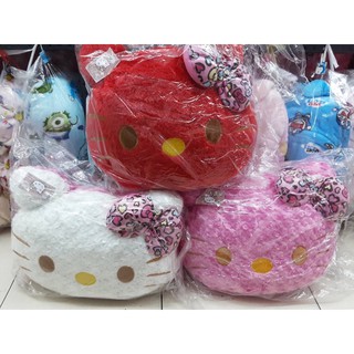 หมอนคิตตี้ขนกุหลาบมา3สีชมพู&amp;ขาว&amp;แดงจ้า