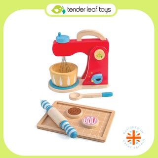 Tender Leaf Toys ของเล่นไม้ ชุดทำอาหาร ของเล่นบทบาทสมมติ ชุดเครื่องตีแป้งทำขนม Bakers Mixing Set