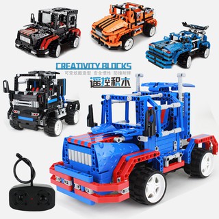 ProudNada Toys ตัวต่อรถรีโมท 4 แบบ QI ZHI LE BLOCKS 6505-6509 BLOCKS CAR