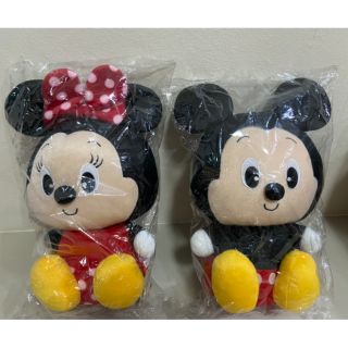 ตุ๊กตามิกกี้เมาส์ มินนี่เมาส์ / Mickey Mouse /  Minnie Mouse ท่านั่ง ขนาด 12นิ้ว ผ้า 1C ลิขสิทธิ์แท้