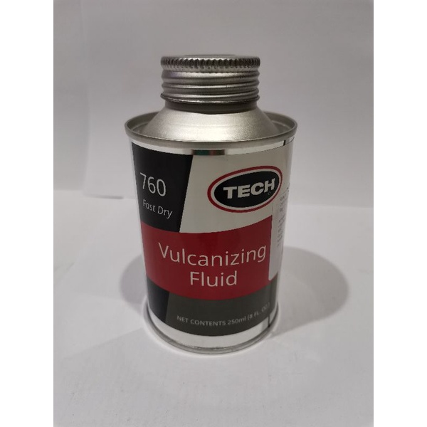 กาวปะยางเทค TECH T760 Fast dry Valcanizing Fuid ขนาด250ml  แบบแห้งเร็ว  ทาให้แห้งก่อนใช้งาน มาแทน 768C