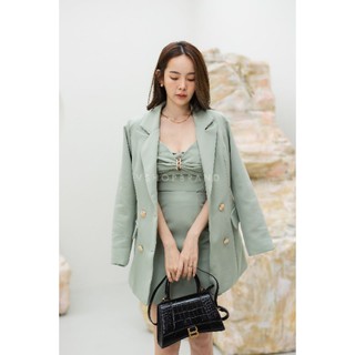 พร้อมส่ง👉2color👉🏻 Set blazer 3 ชิ้น👈 vshop