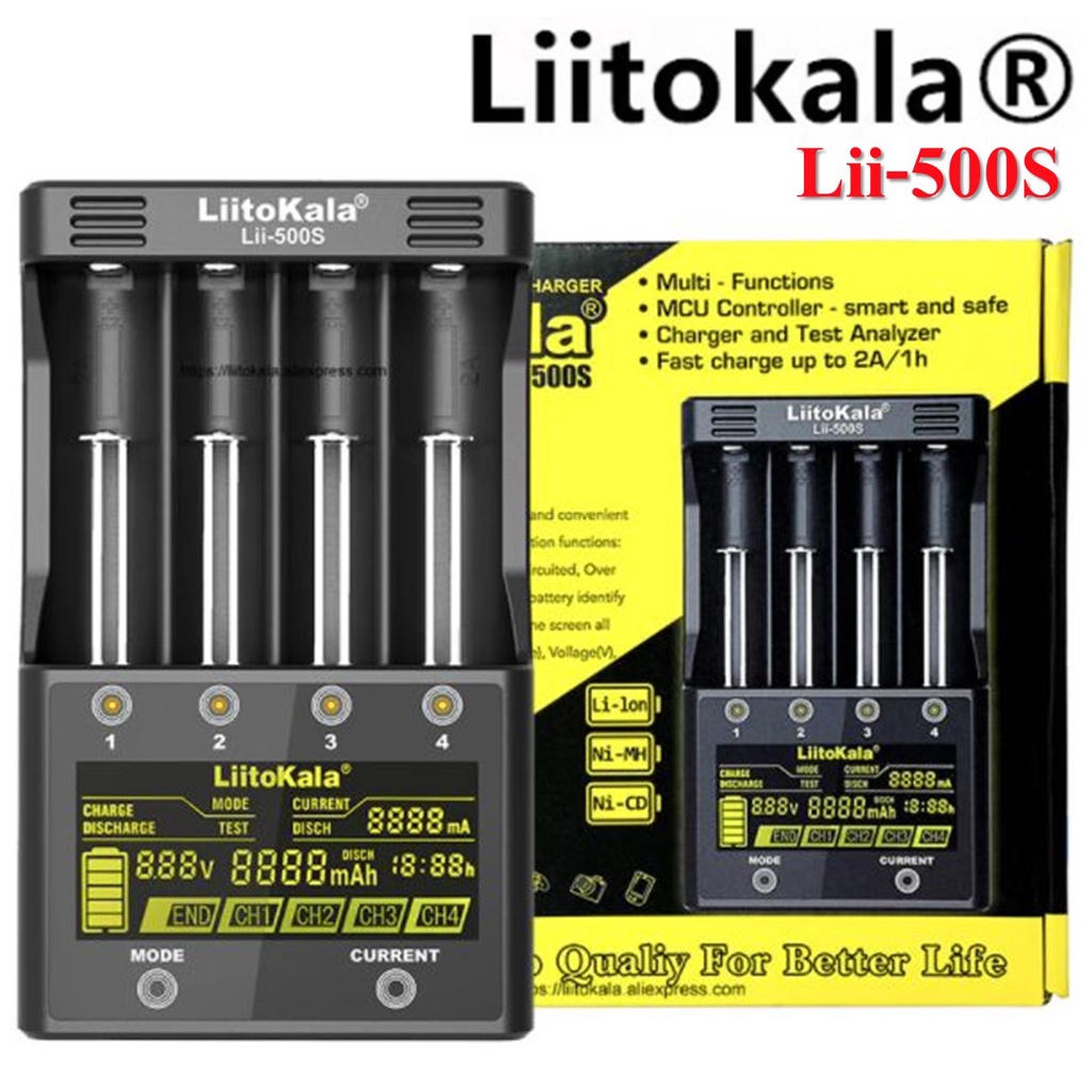 เครื่องชาร์จ Liitokala Lii-500S ชาร์จเร็ว ฟังก์ชั่นครบ