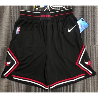 hot pressed nba Chicago Bulls black basketball shorts