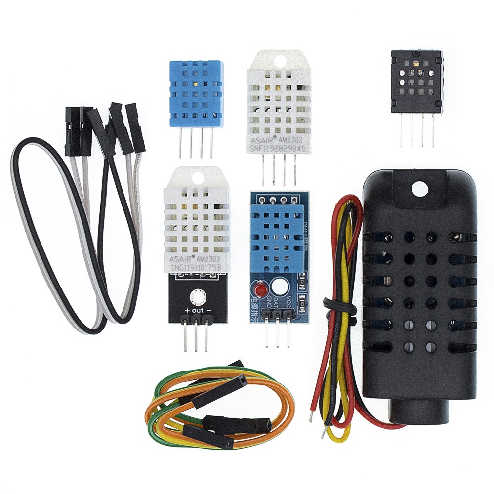 Modul Sensor Suhu Dan Kelembaban Digital Dht11 Dht22 Am2302 Am2301 Am2320 Untuk Arduino Elektronik D
