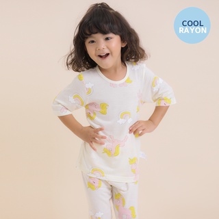 Unifriend Thailand ชุดนอนเด็ก เสื้อผ้าเด็ก รุ่น22ss/Cool Rayon-Unicorn7