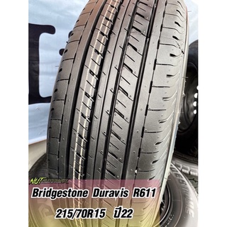 🔥🔥ลดกระหน่ำ📍ยางBridgestone Duravis R611 215/70/15 ปี2023